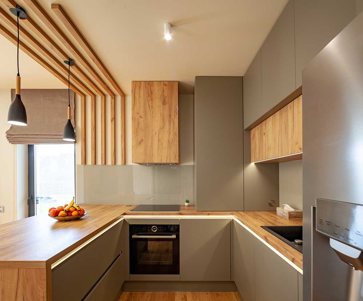 Îlot cuisine plan de travail Silestone