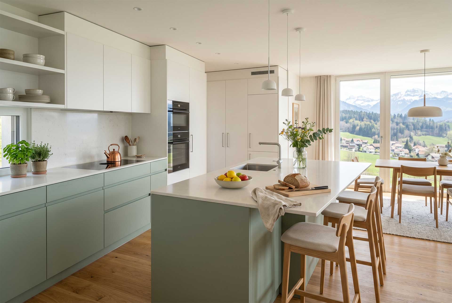 Cuisine Impuls design contemporain — Cailler Électroménager Vaud