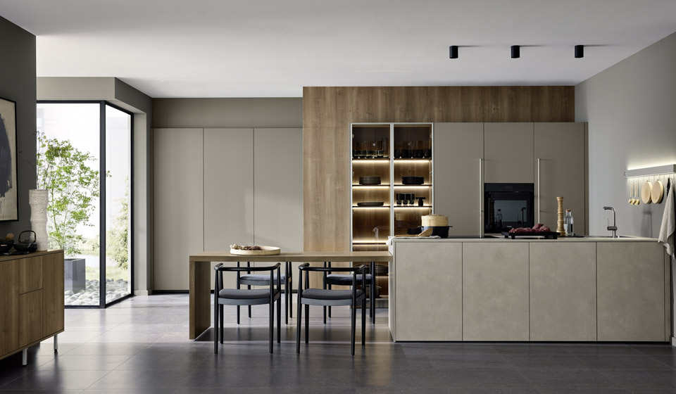 Cuisine Beckermann Qualitytime espace ouvert convivial — Cailler Électroménager